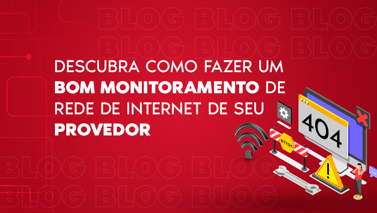 Imagem ilustrativa para blog sobre monitoramento de rede.